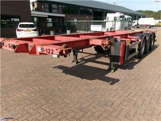 Burg 3-axle container chassis 20,30 ft + ADR