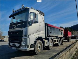 Volvo FH 540 8x4 with low mileage for sale with tipper.