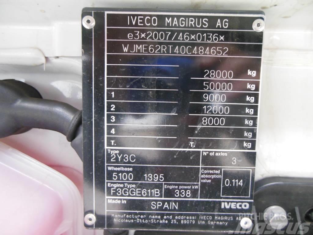Iveco X-Way AD280X46, 6x2, retarder, TECHNOCAR TNH 20 Вантажівки з гаковим підйомом