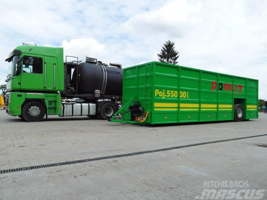 Pomot Slurry tank container  55000 L/Réservoir de lisier Цистерни для перевезення суспензій