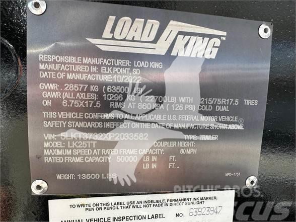 Load King LK25TT TILT DECK TRAILER, 50K CAPACITY, SPRING RID Низькорамні напівпричепи