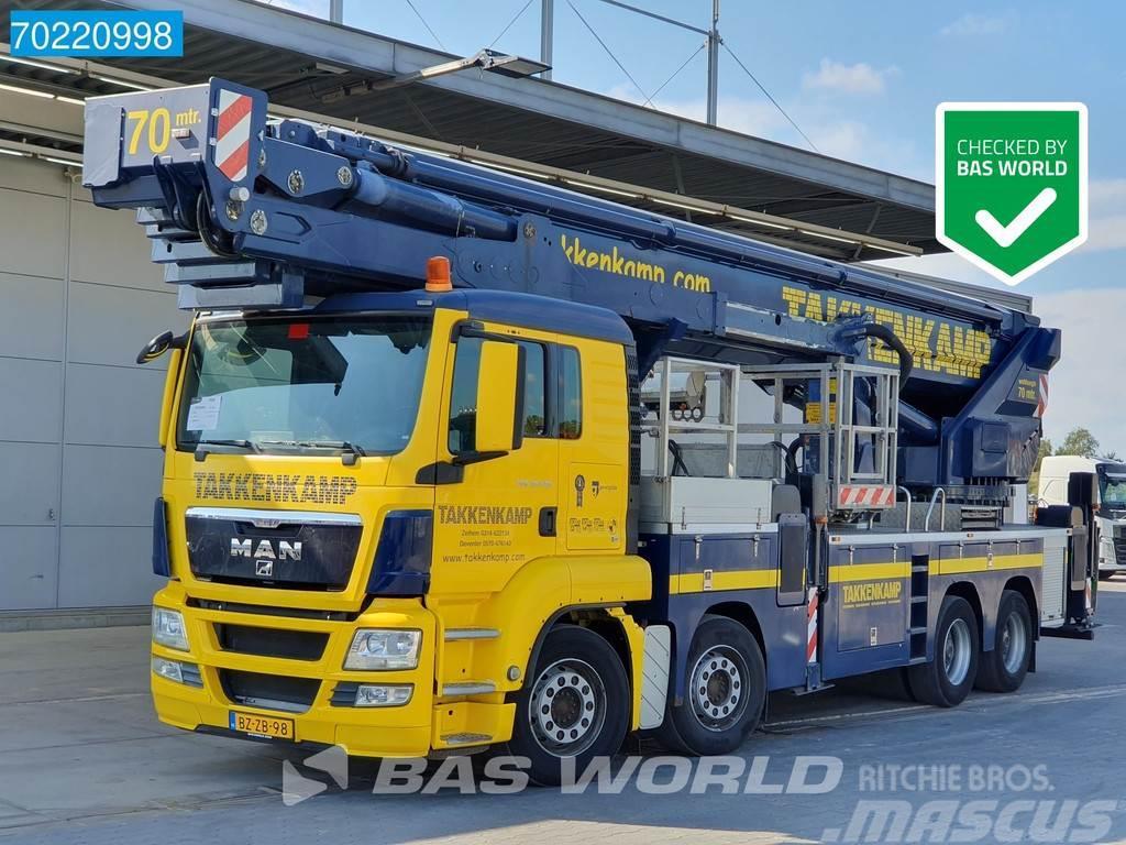 MAN TGS 35.440 8X4 NL-Truck Manual 70mtr Bronto Skylif Автовишки на базі вантажівки