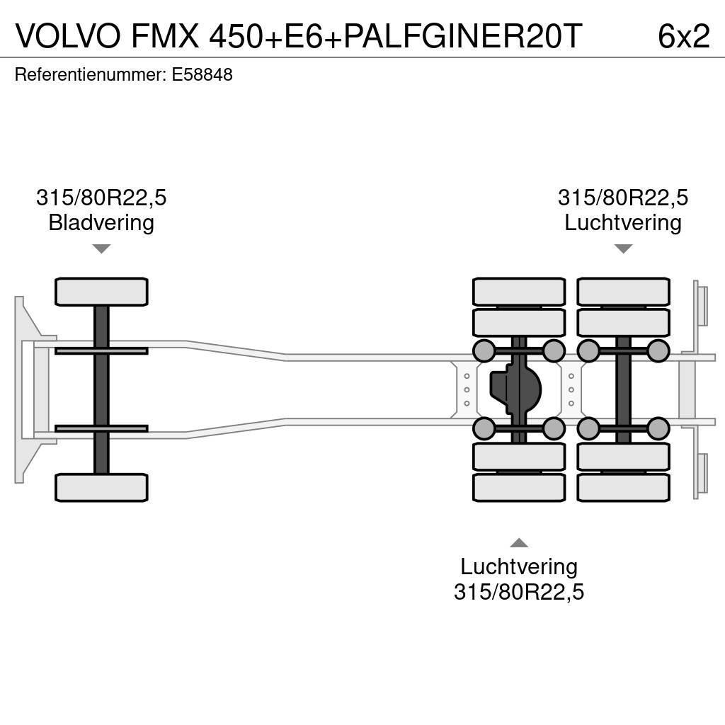 Volvo FMX 450+E6+PALFGINER20T Автоконтейнеровози