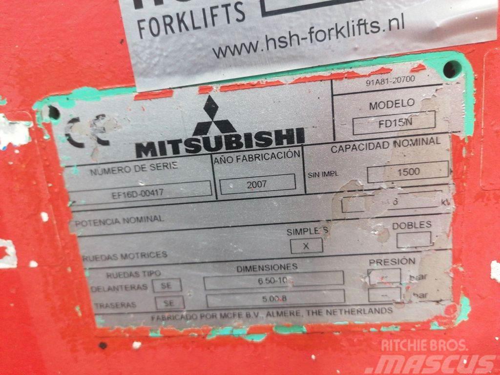 Mitsubishi FD15N Дизельні навантажувачі