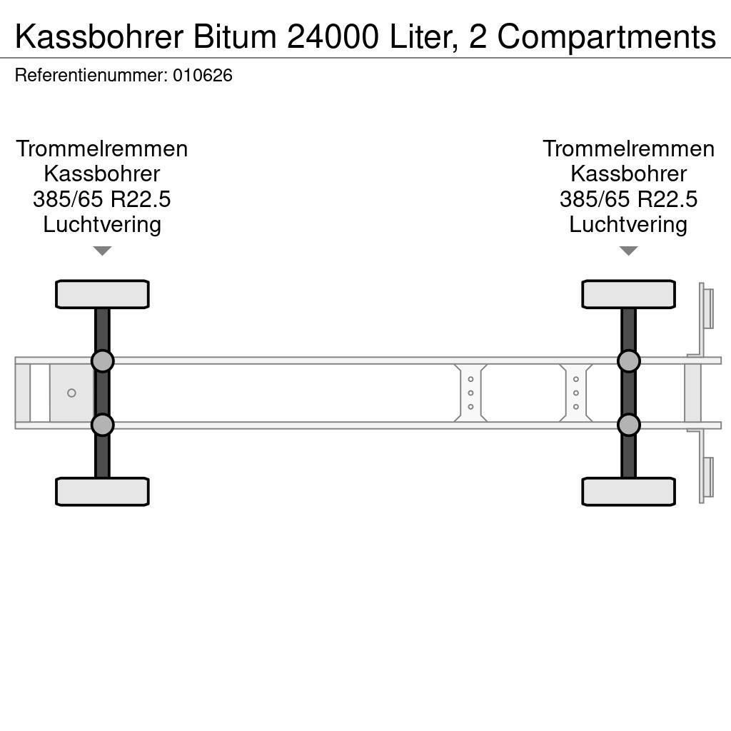 Kässbohrer Bitum 24000 Liter, 2 Compartments Напівпричепи-автоцистерни