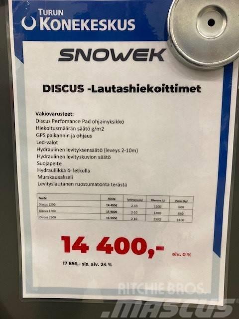 Snowek Discus 1200 Lautashiekoitin 2-10m Розсіювачі солі та піску