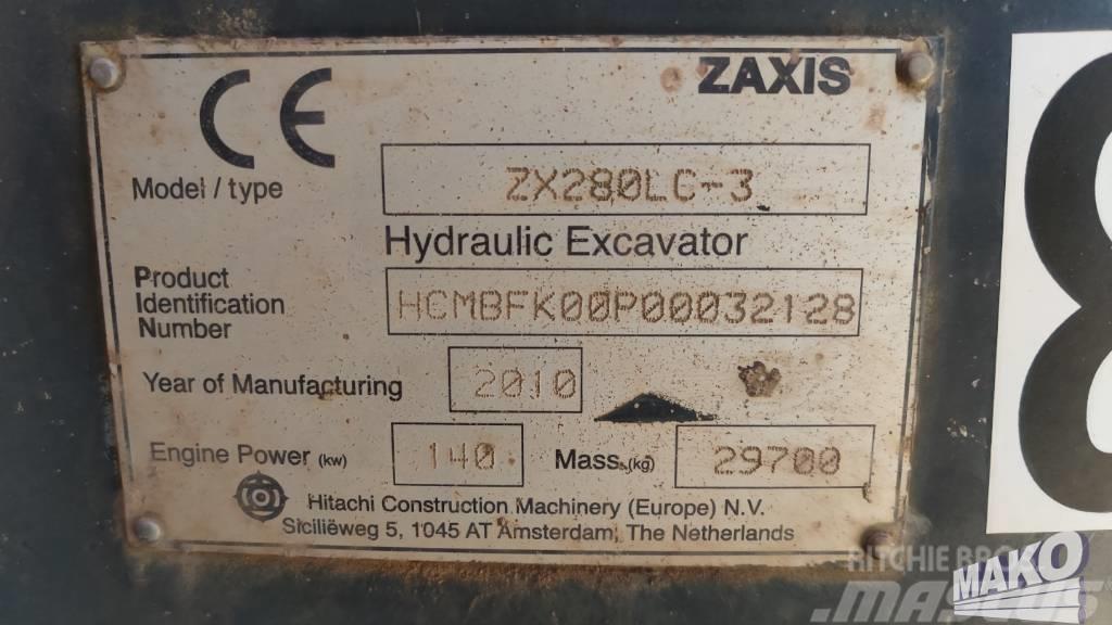Hitachi ZX 280 LC-3 Гусеничні екскаватори