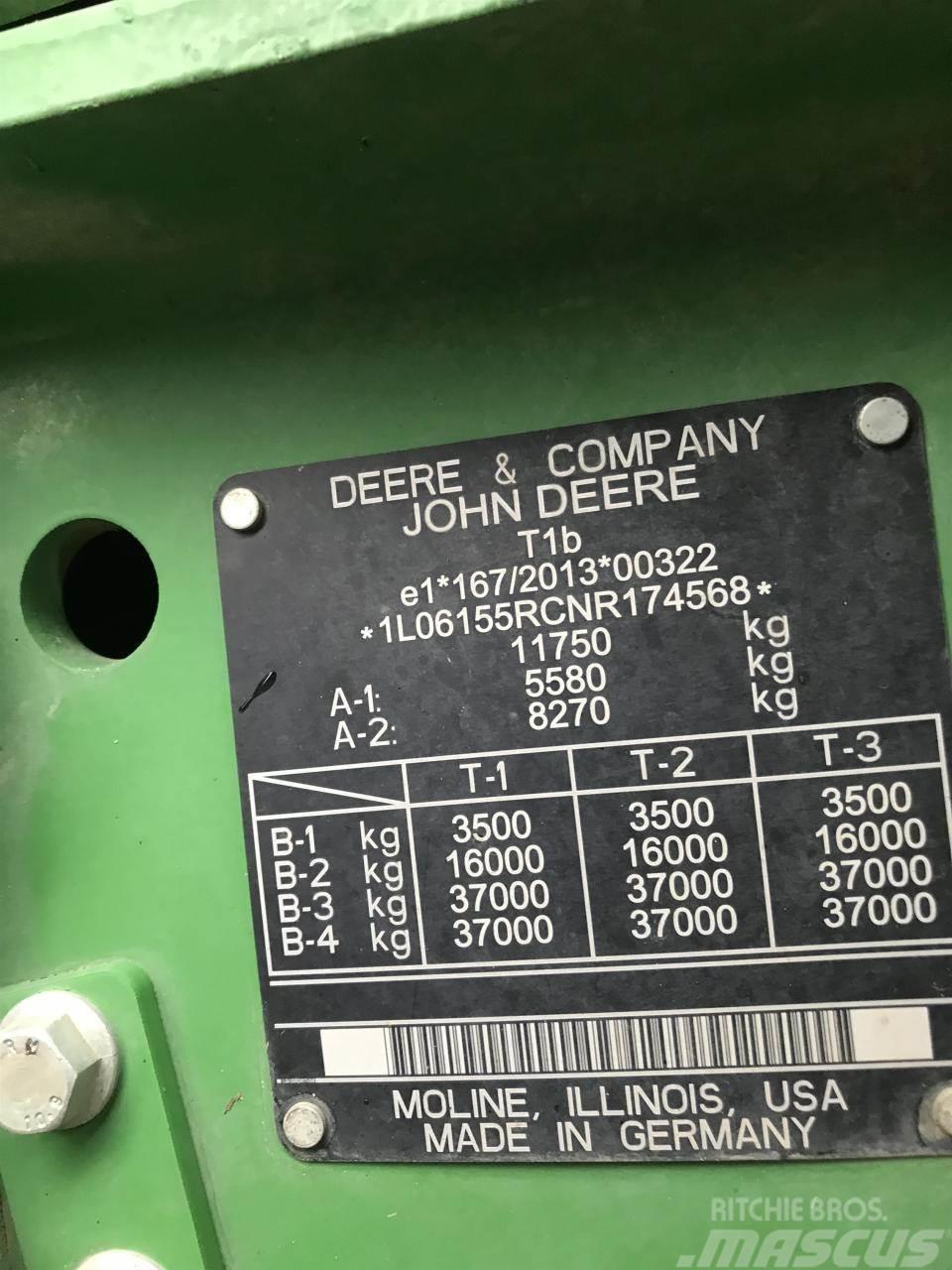 John Deere 6R 155 Трактори