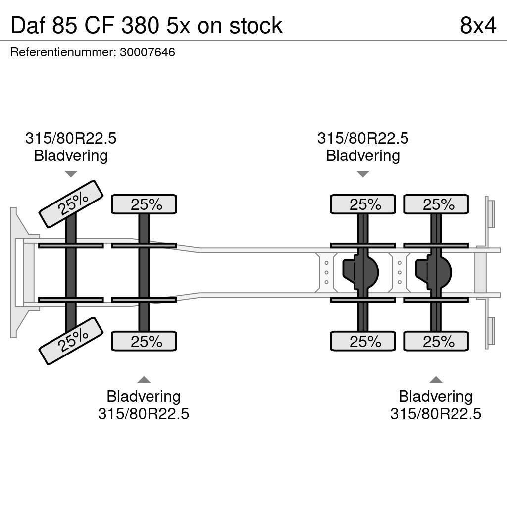 DAF 85 CF 380 5x on stock Комбі/Вакуумні вантажівки