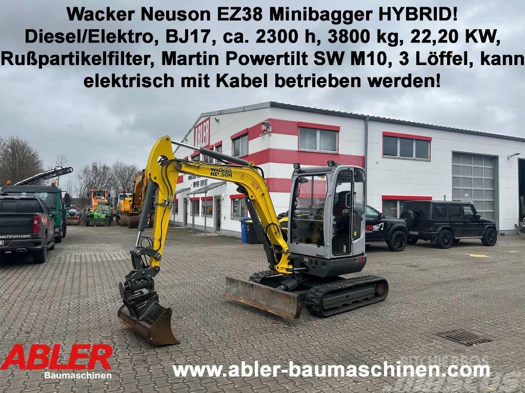 Wacker Neuson EZ 38 Hybrid! Minibagger diesel/Strom Powertilt Міні-екскаватори < 7т