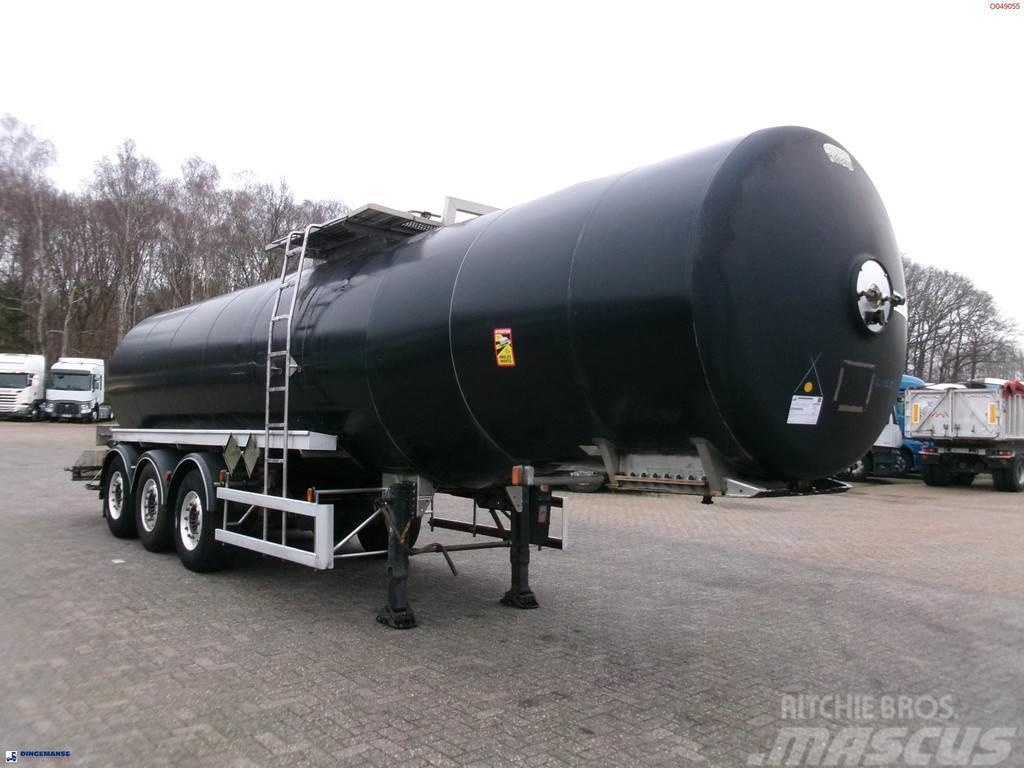 Magyar Bitumen / heavy oil tank inox 30.5 m3 / 1 comp + m Напівпричепи-автоцистерни