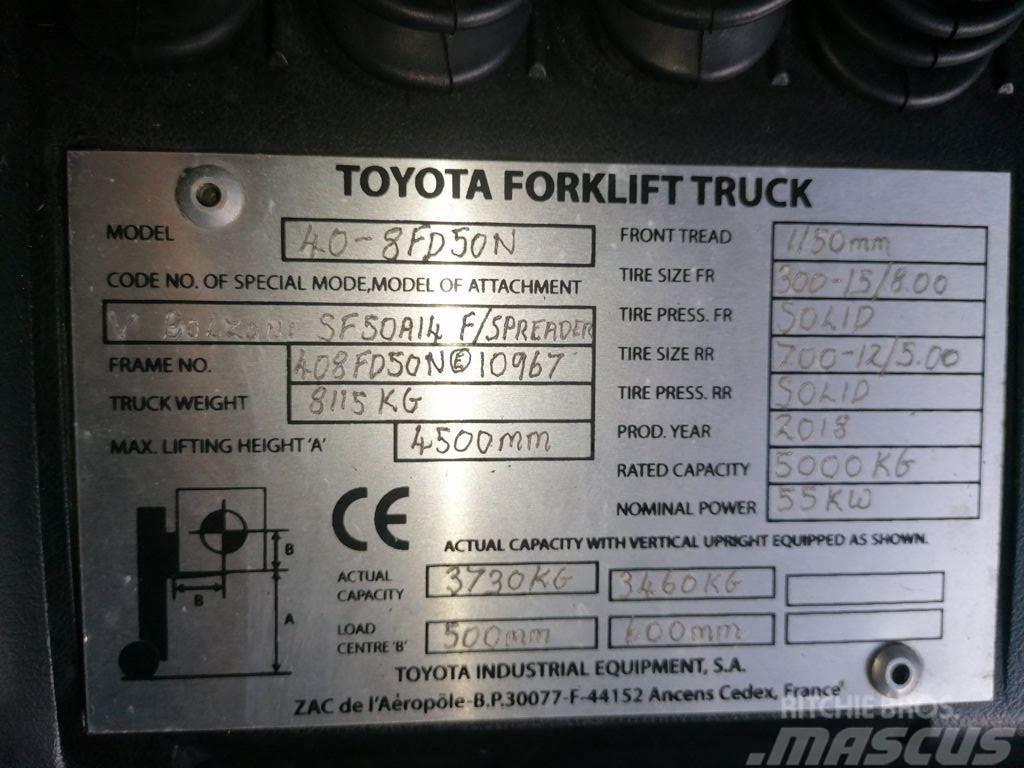 Toyota 40-8FD50N Дизельні навантажувачі