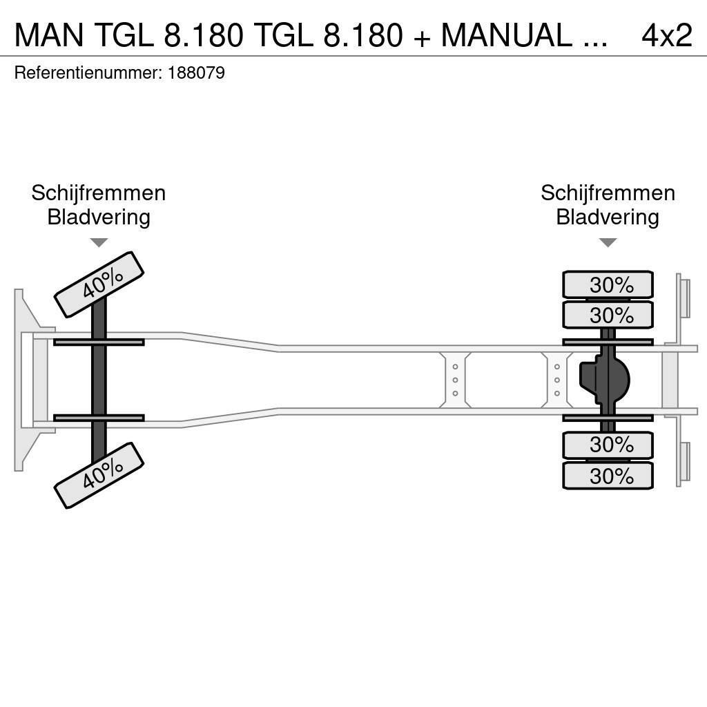 MAN TGL 8.180 TGL 8.180 + MANUAL + Lift Фургони