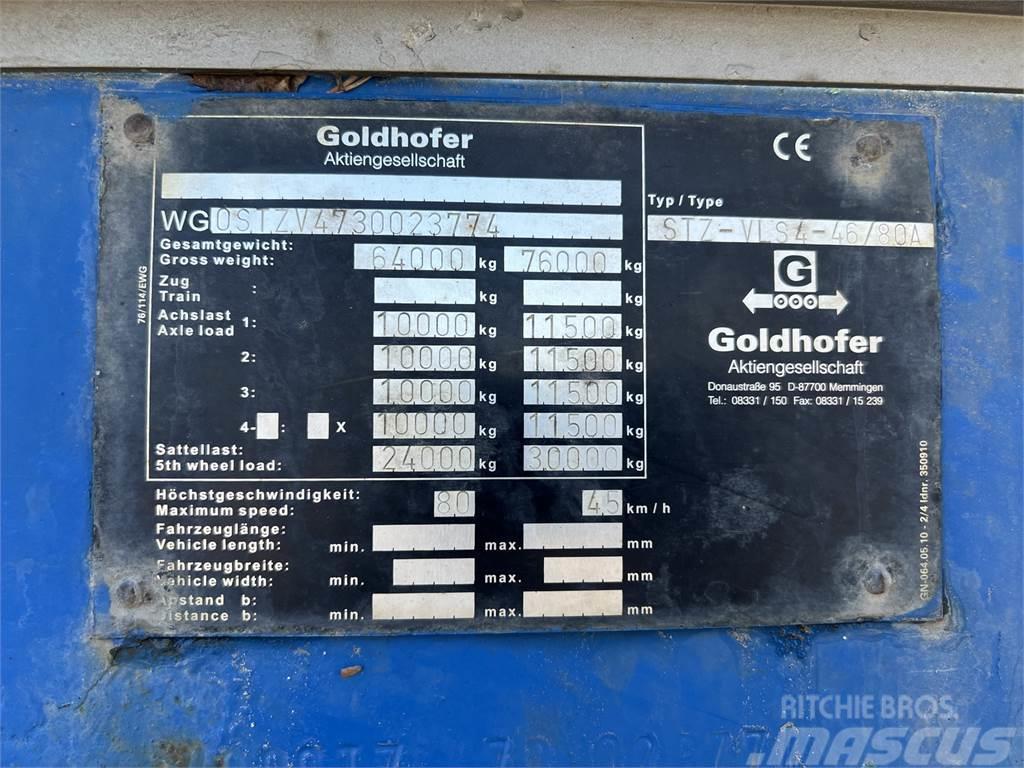 Goldhofer STZ-VLS 4-46/80 A Низькорамні напівпричепи
