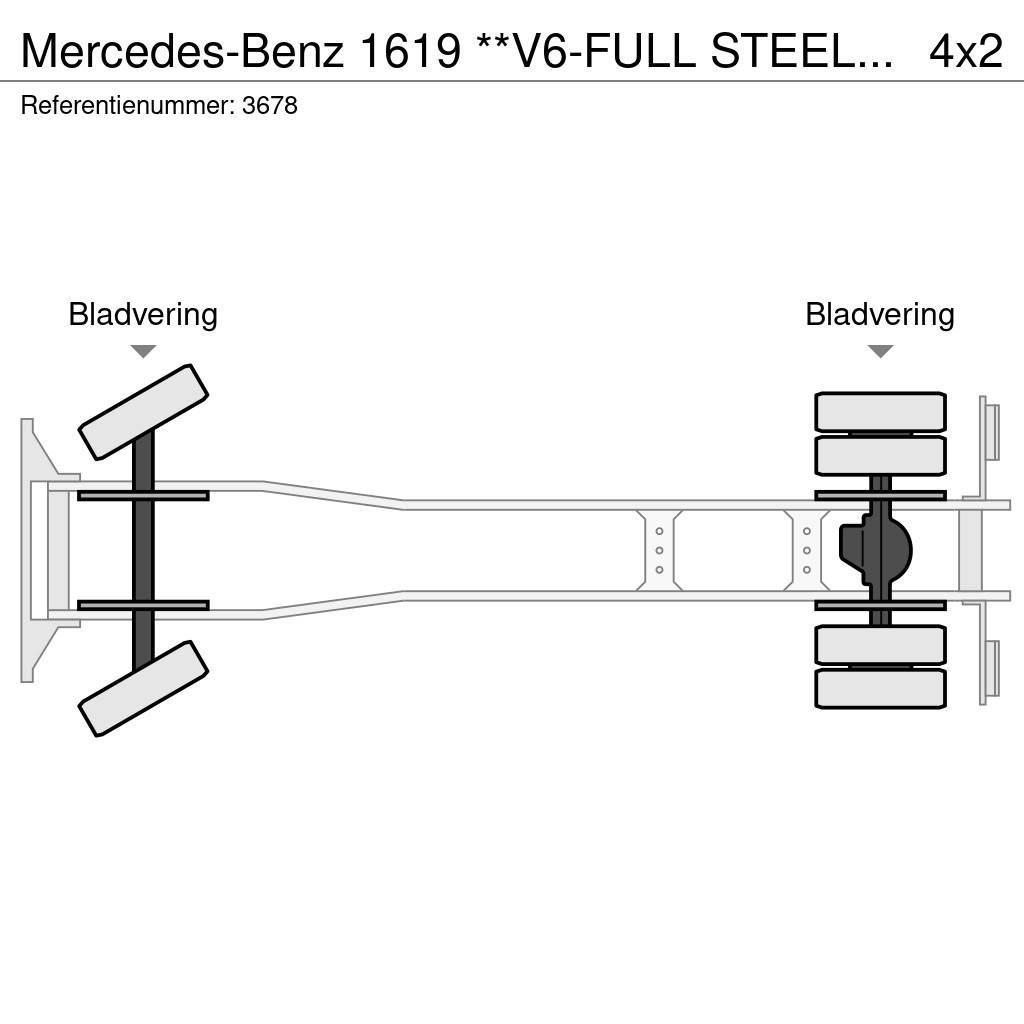 Mercedes-Benz 1619 **V6-FULL STEEL SUSPENSION** Фургони