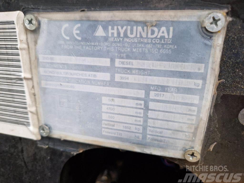 Hyundai 25D-9E Дизельні навантажувачі
