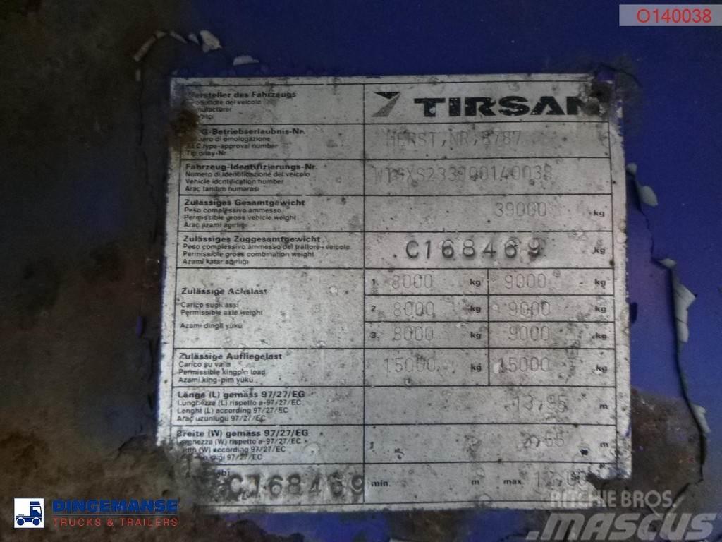 Tirsan 3 axle Platform trailer Напівпричепи-платформи/бічне розвантаження