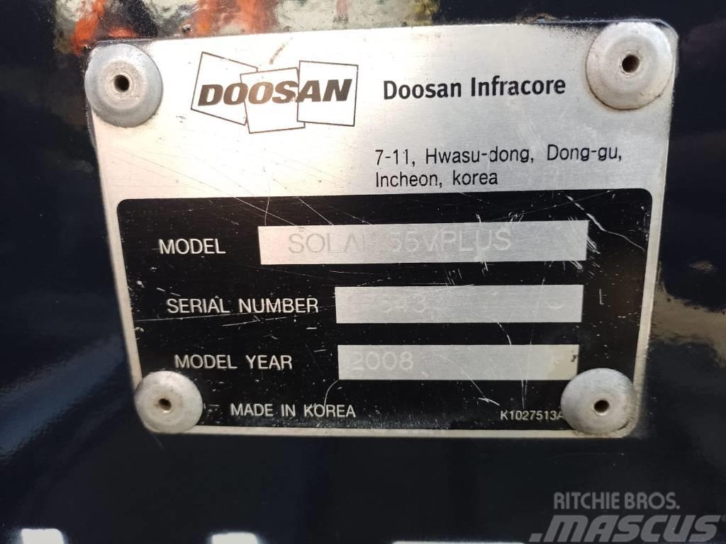 Doosan SOLAR 55VPLUS Міні-екскаватори < 7т