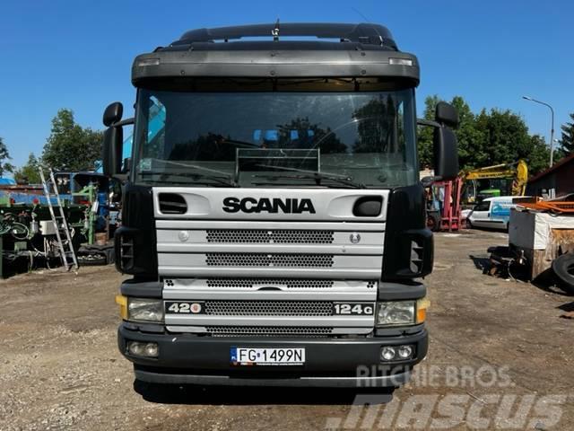 Scania 124 G 420 Hakowiec Вантажівки з гаковим підйомом