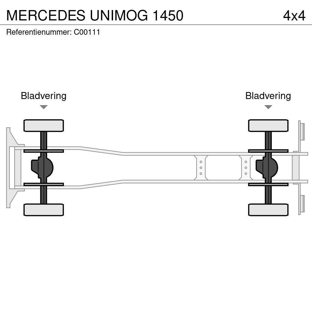 Mercedes-Benz UNIMOG 1450 Самоскиди