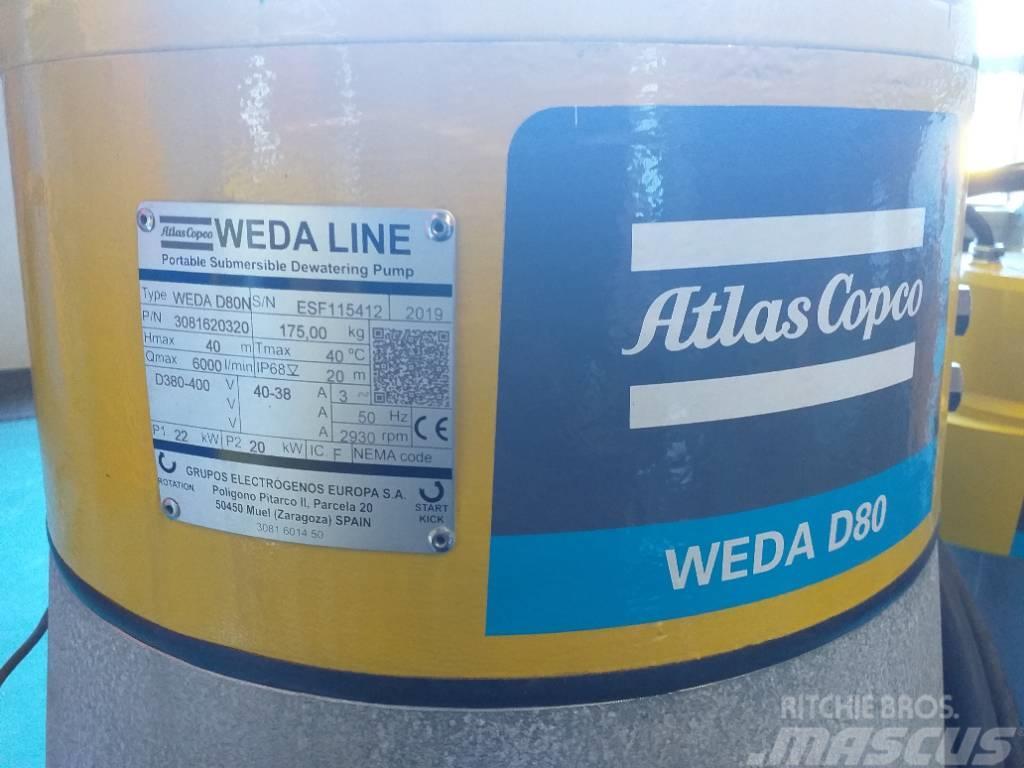 Atlas Copco WEDA D80N Гідронасоси
