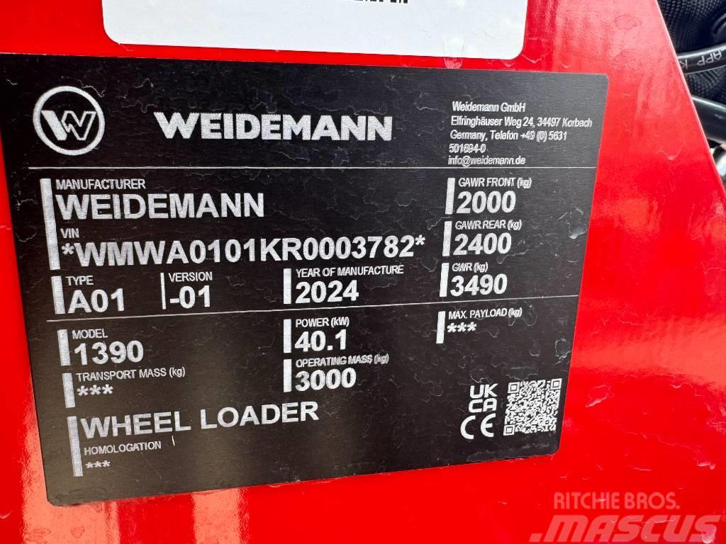 Weidemann 1390 Міні-навантажувачі