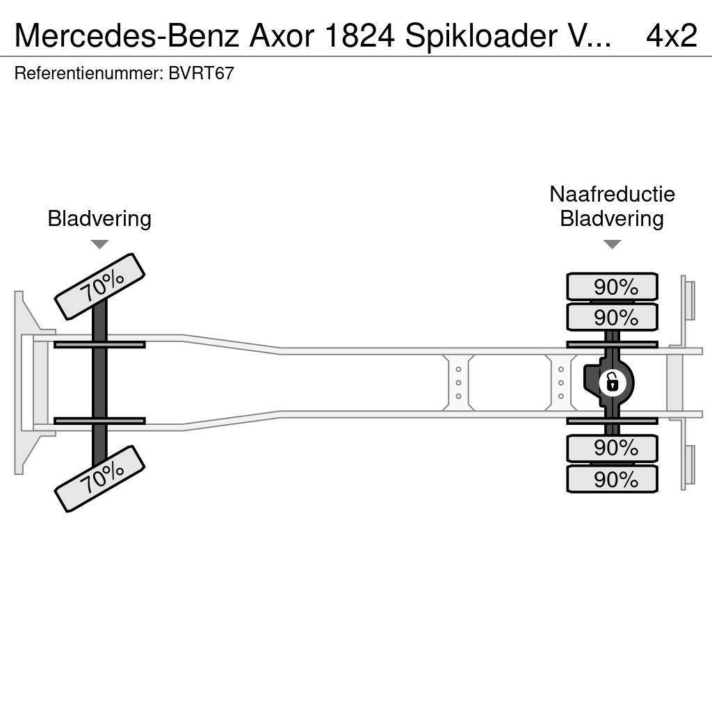 Mercedes-Benz Axor 1824 Spikloader VDL Euro5 Valid inspection 1- Скіпові навантажувачі