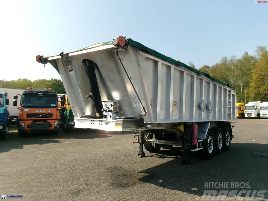 Benalu Tipper trailer alu 25 m3 + tarpaulin Напівпричепи-самоскиди