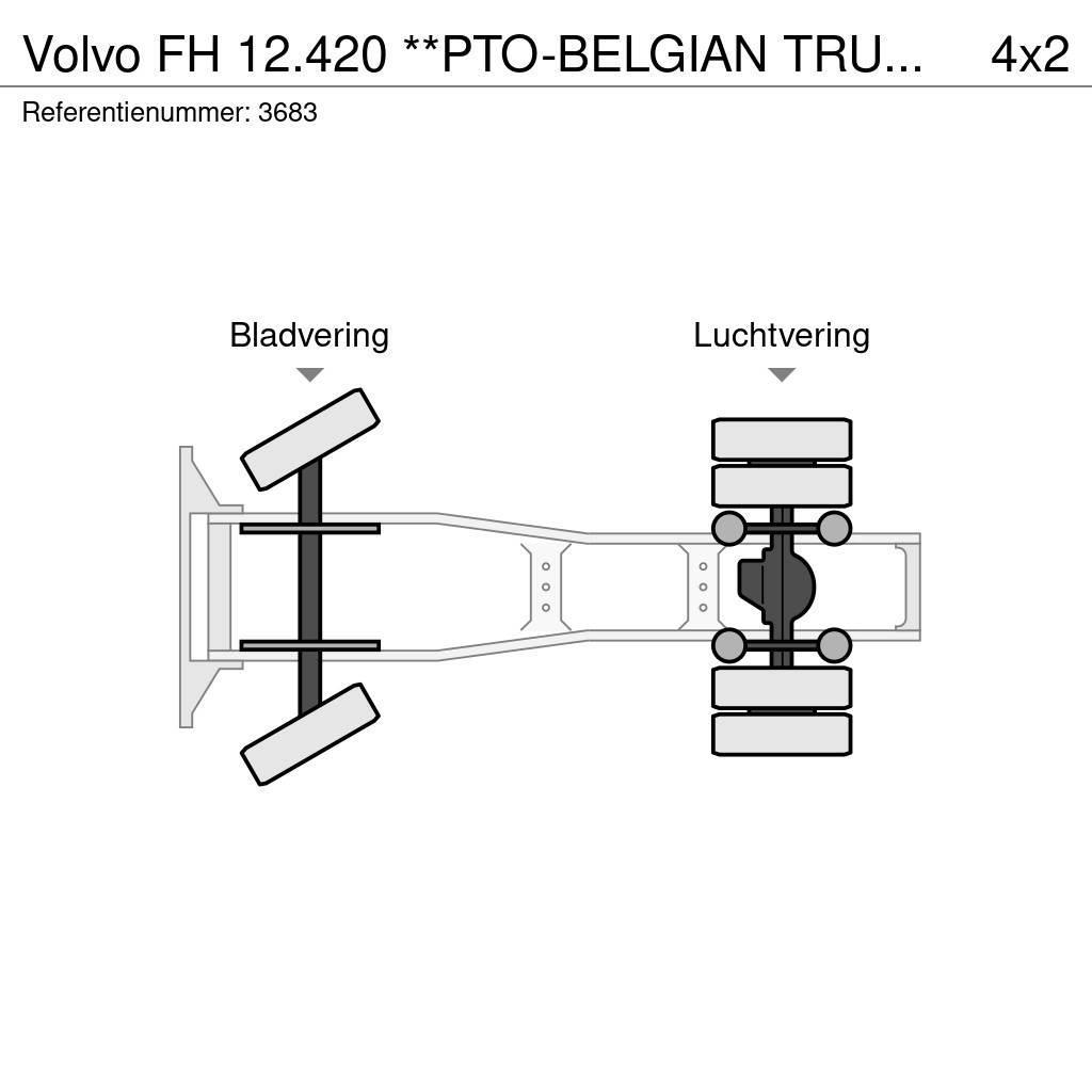 Volvo FH 12.420 **PTO-BELGIAN TRUCK-LOW MILEAGE** Тягачі
