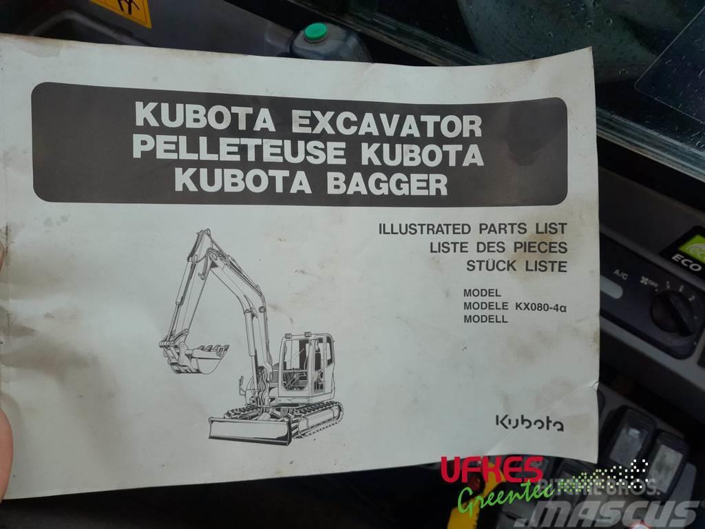 Kubota KX080-4 Alpha Середні екскаватори 7т. - 12т.