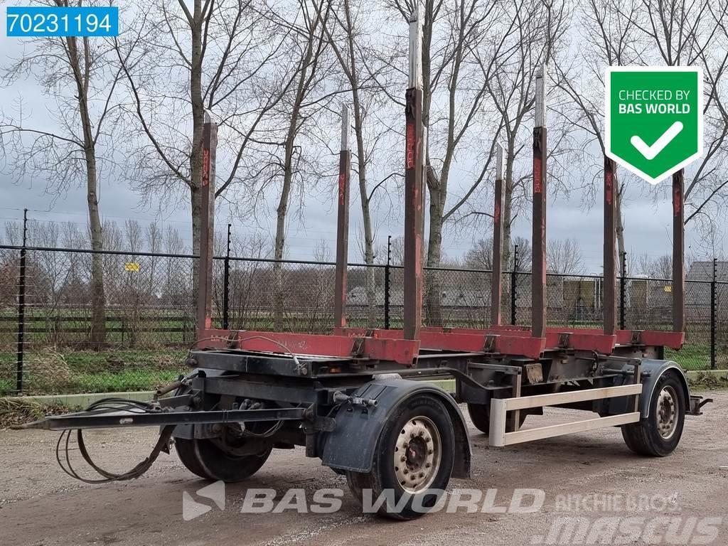  Pavic HTA 18 2 axles Holztransport Wood SAF Лісовози