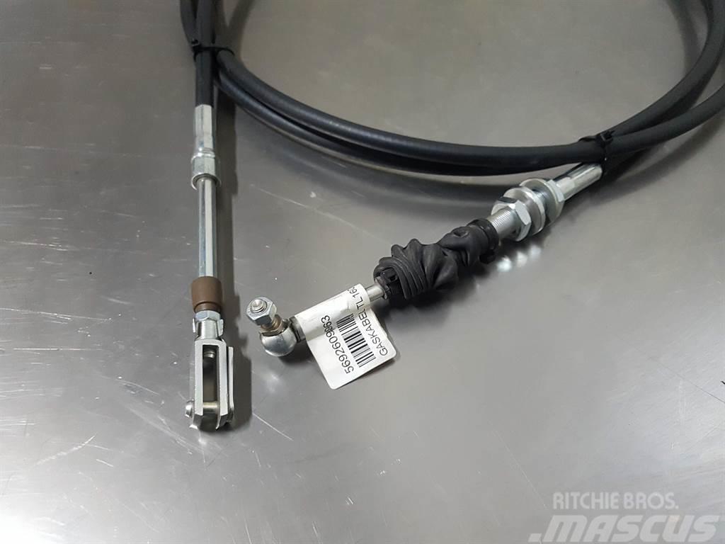 Terex TL160-5692609963-Throttle cable/Gaszug/Gaskabel Шасі