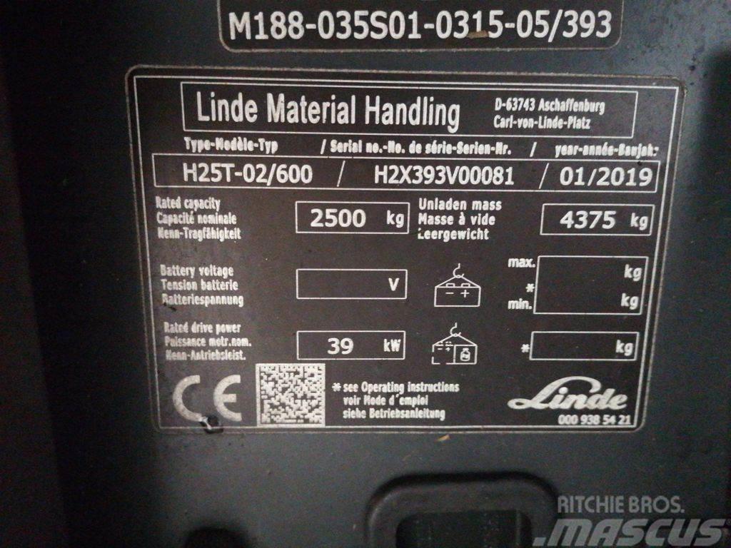 Linde H25T-02/600 Газові навантажувачі