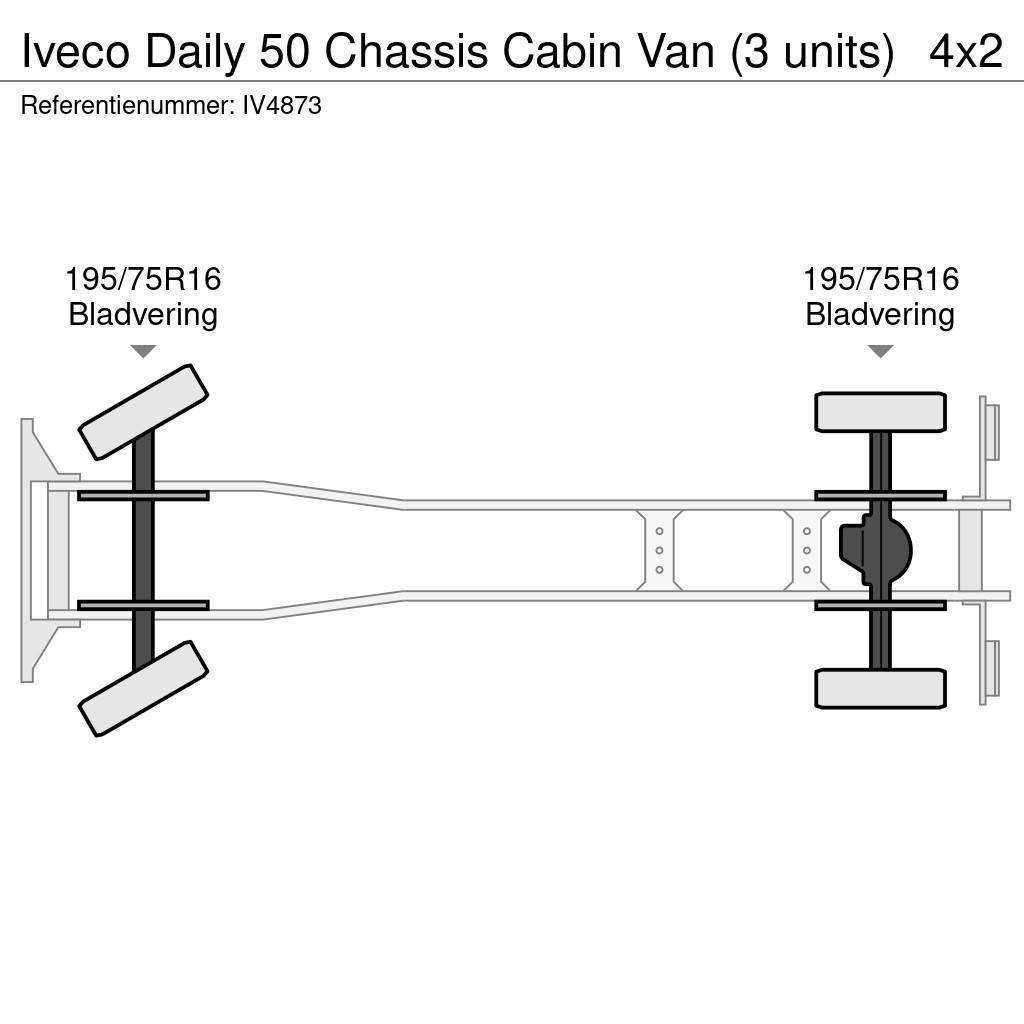 Iveco Daily 50 Chassis Cabin Van (3 units) Шасі з кабіною