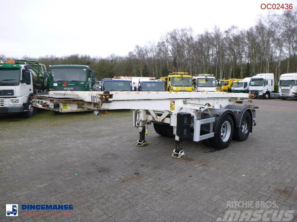 Robuste Kaiser 2-axle container chassis 20 ft. + tipping Напівпричепи-самоскиди