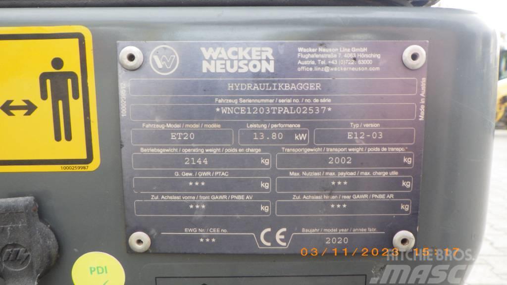 Wacker Neuson ET 20 Гусеничні екскаватори
