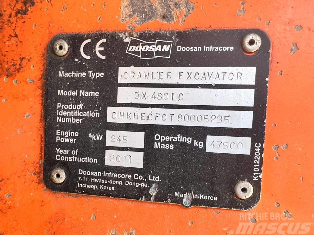 Doosan DX 480 LC Гусеничні екскаватори