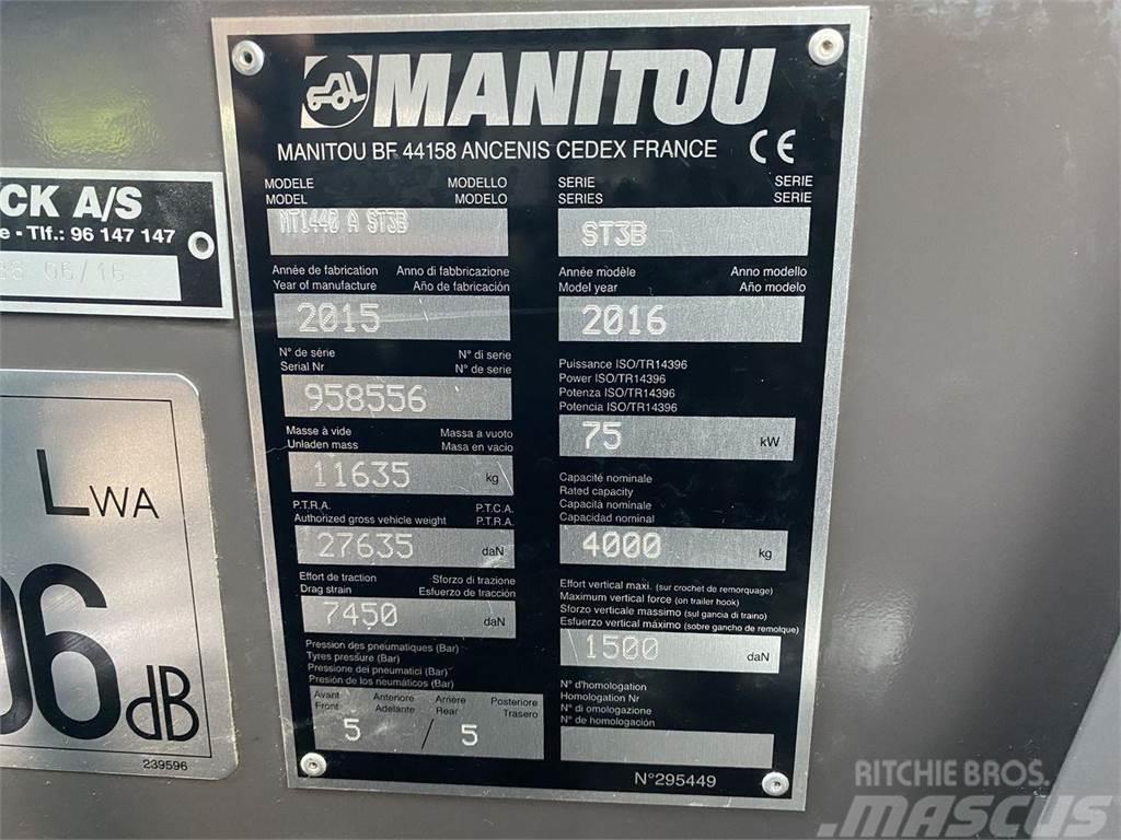 Manitou MT1440A ST3B Телескопічні навантажувачі