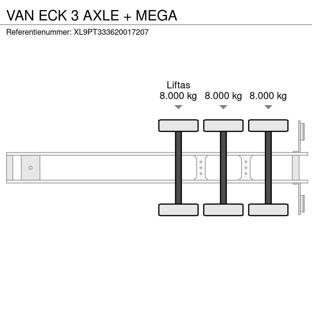 Van Eck 3 AXLE + MEGA Напівпричепи з кузовом-фургоном