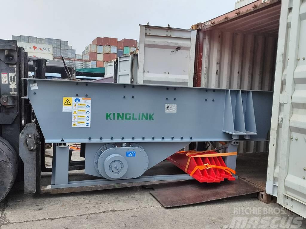 Kinglink ZSW-380x96 Heavy-Duty Vibrating Grizzly Feeder Кормороздавачі