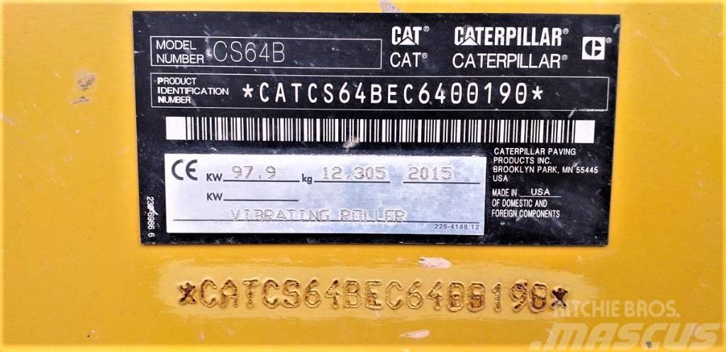  Walec wibracyjny CATERPILLAR CS 64 B Грунтові котки
