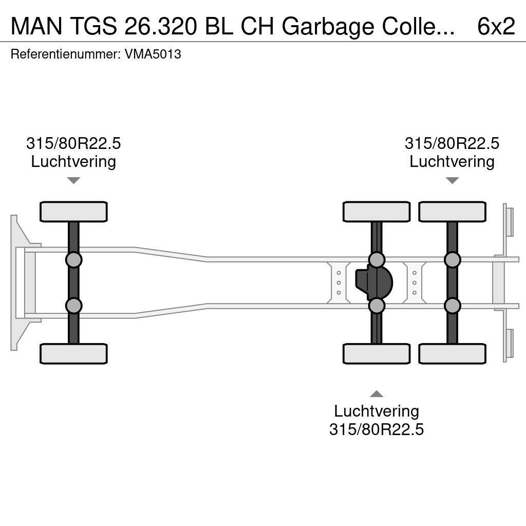 MAN TGS 26.320 BL CH Garbage Collector (3 units) Сміттєвози