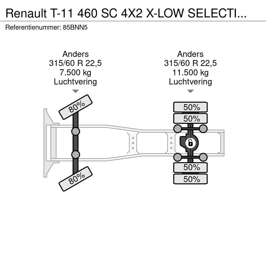 Renault T-11 460 SC 4X2 X-LOW SELECTION, HEFSCHOTEL, HYDRA Тягачі
