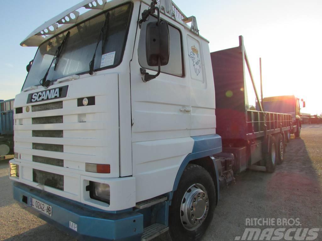 Scania 143 420 6X2 BASCULANTE Тентовані вантажівки