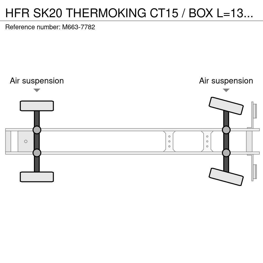 HFR SK20 THERMOKING CT15 / BOX L=13450 mm Напівпричепи-рефрижератори