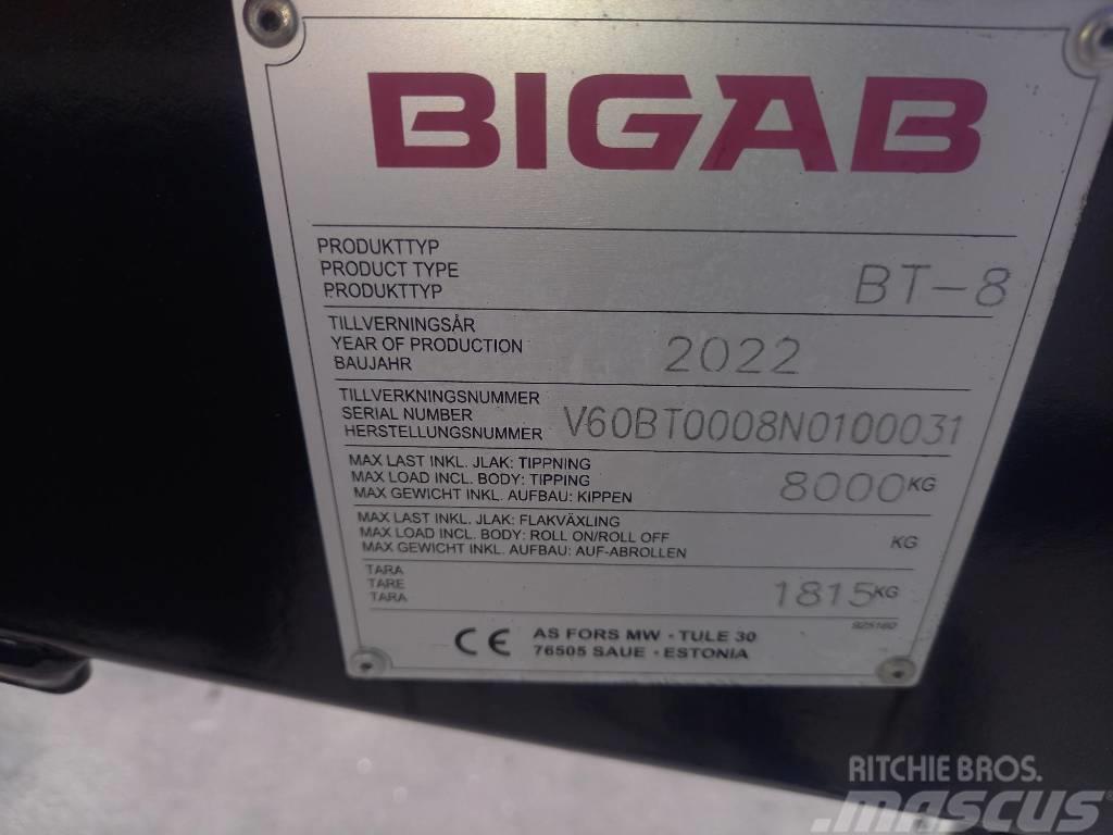 Bigab BT8 Самосвальні причепи