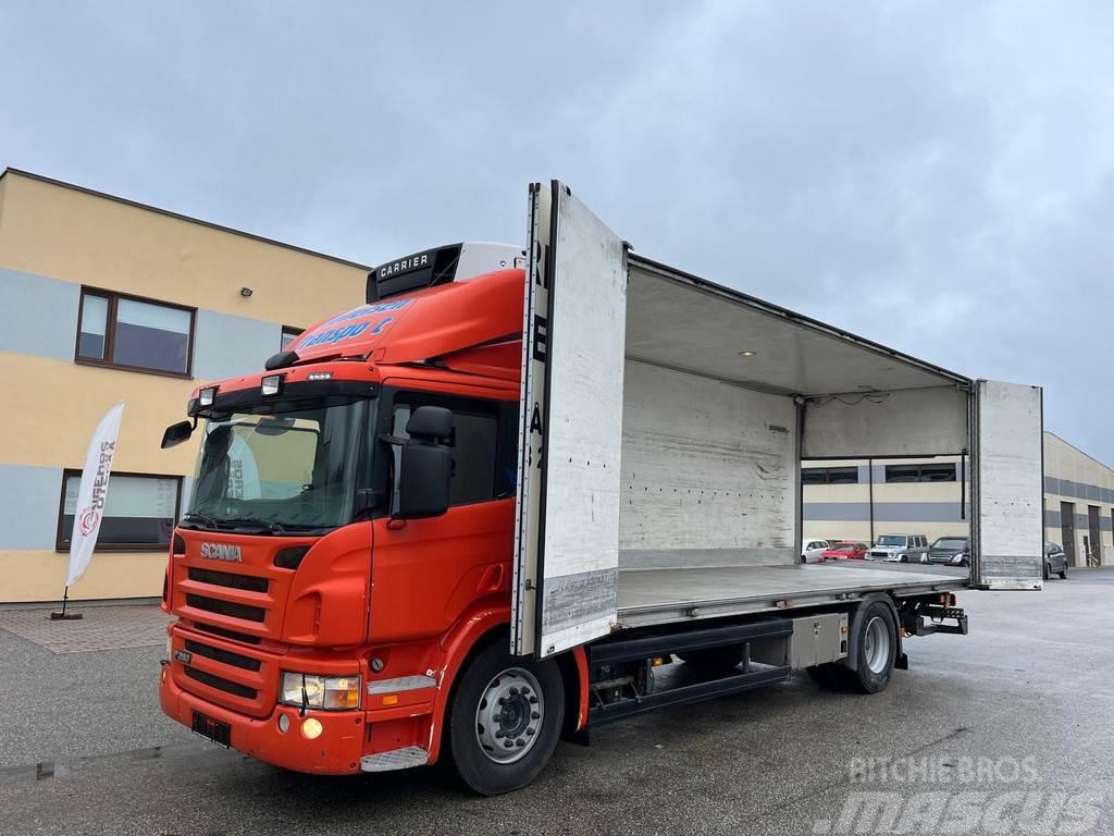 Scania P280 EURO 5 + SIDE OPENING BOX + CARRIER SUPRA 850 Рефрижератори