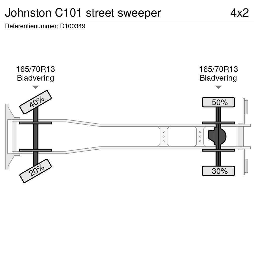 Johnston C101 street sweeper Комбі/Вакуумні вантажівки