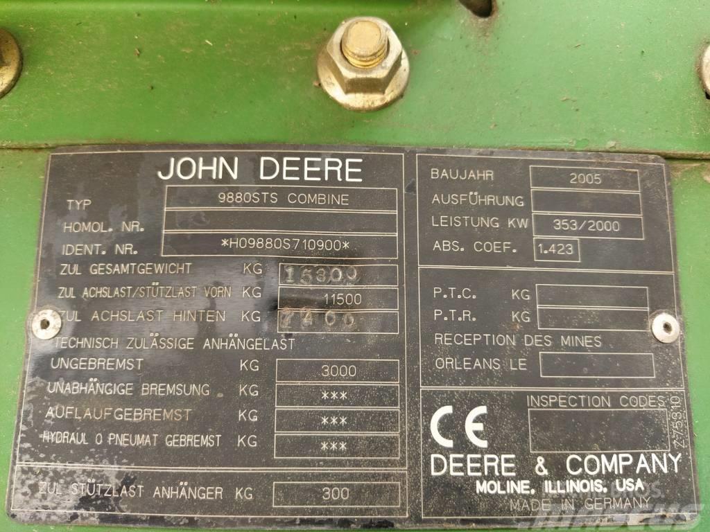 John Deere 9880 i STS Зернозбиральні комбайни