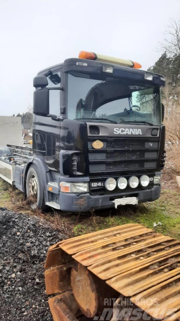 Scania R124LB6x2 Вантажівки-платформи/бокове розвантаження